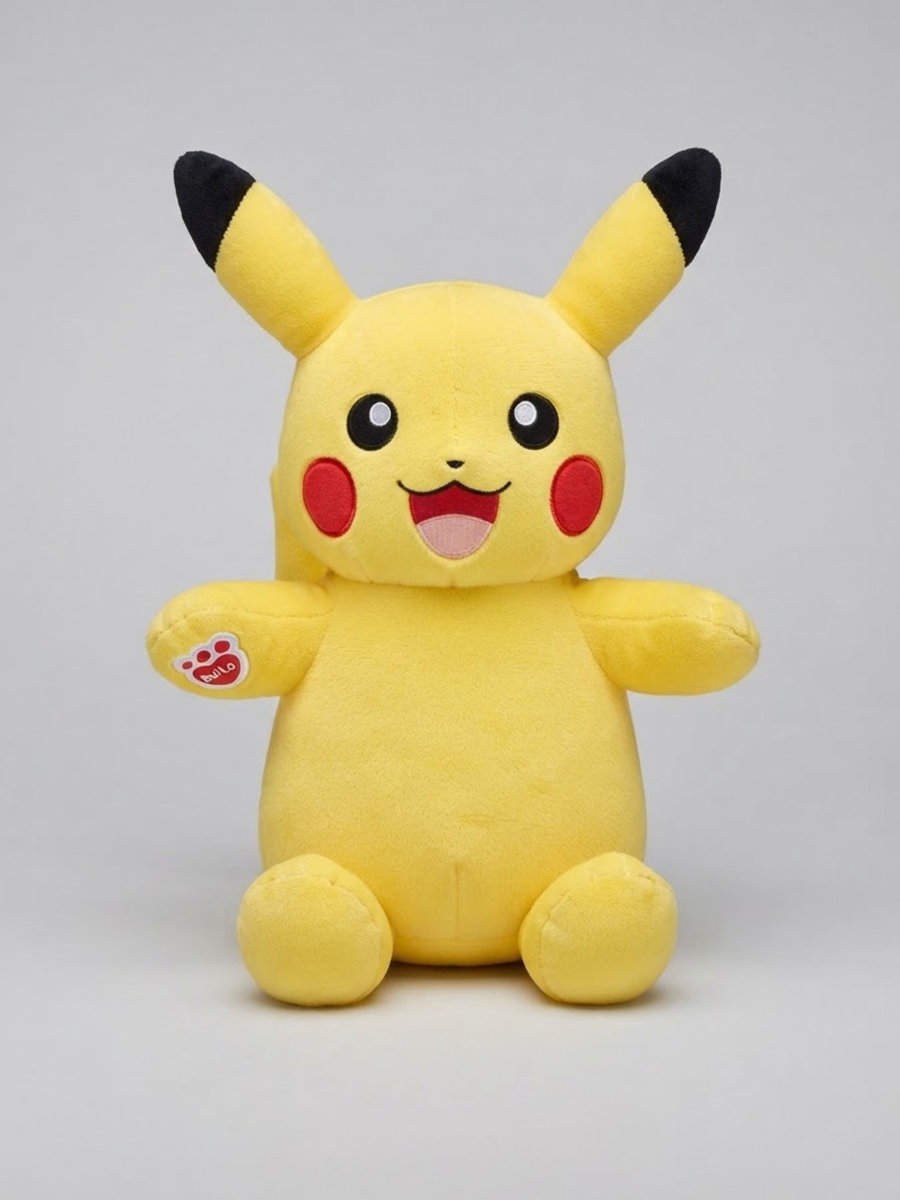 Pikachu Yellow Plush Toy - Soft Kids Stuffed Animal Build A Bear